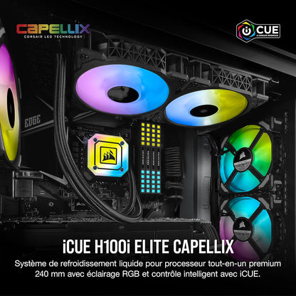 Icue H100I Elite Capellix Liquid CPU Cooler